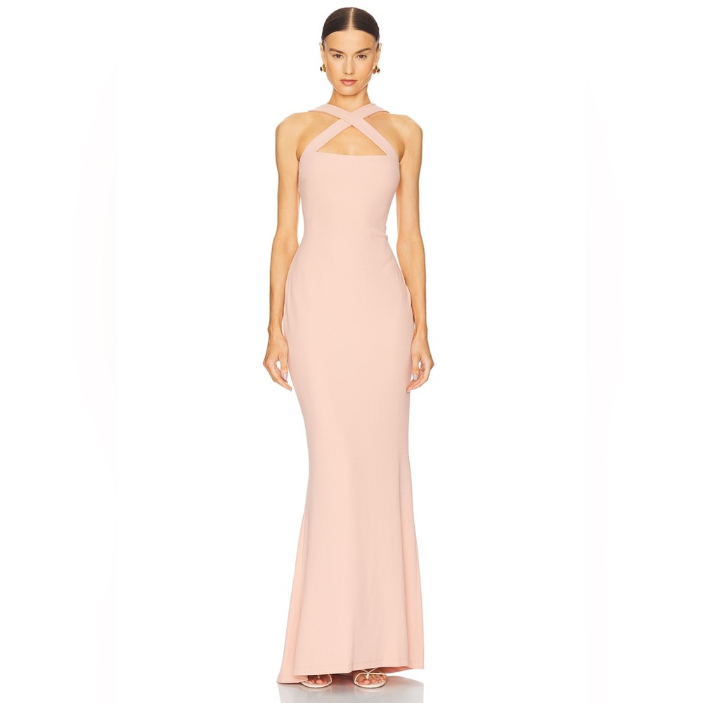Nookie Blush Peach Backless Halter Maxi Dress REVOLVE